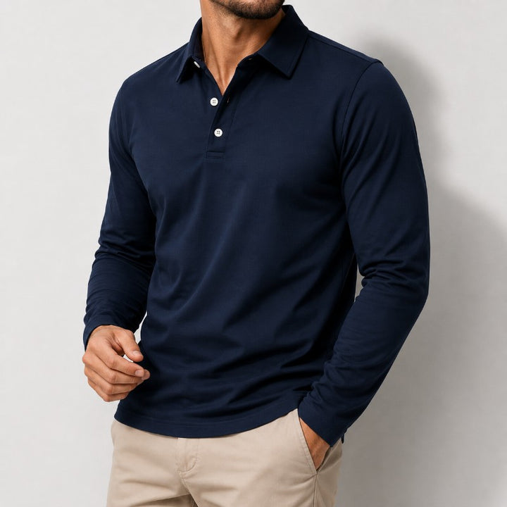 Rowan Men's Long Sleeve Polo Shirt