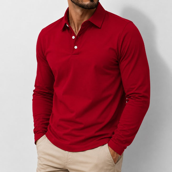 Rowan Men's Long Sleeve Polo Shirt