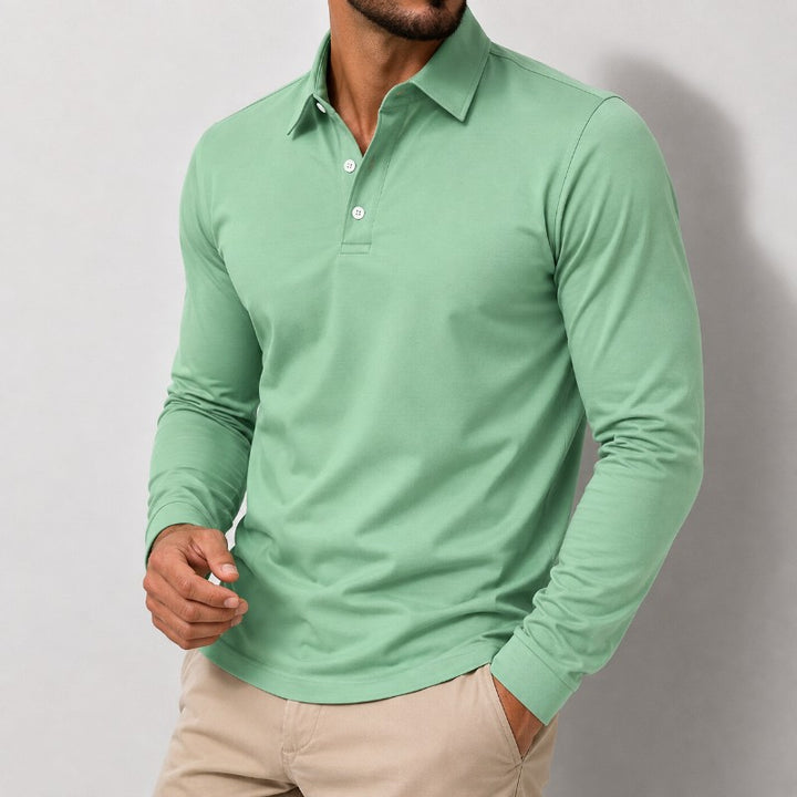 Rowan Men's Long Sleeve Polo Shirt