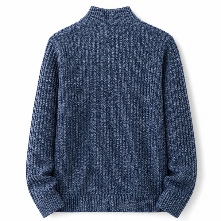 Dawson Men's Merino Wool Zip-Up Sweater