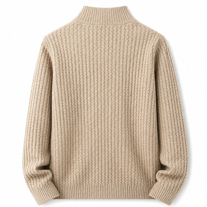 Dawson Men's Merino Wool Zip-Up Sweater