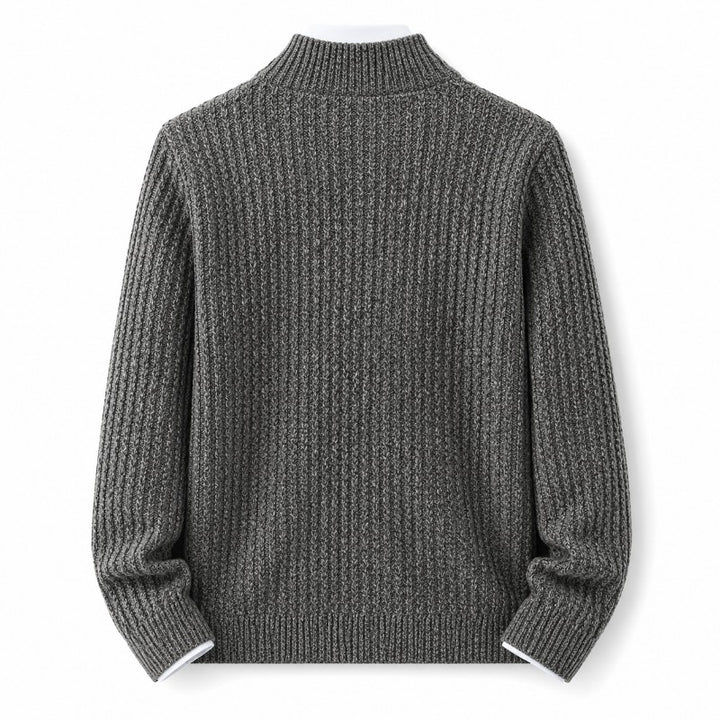 Dawson Men's Merino Wool Zip-Up Sweater
