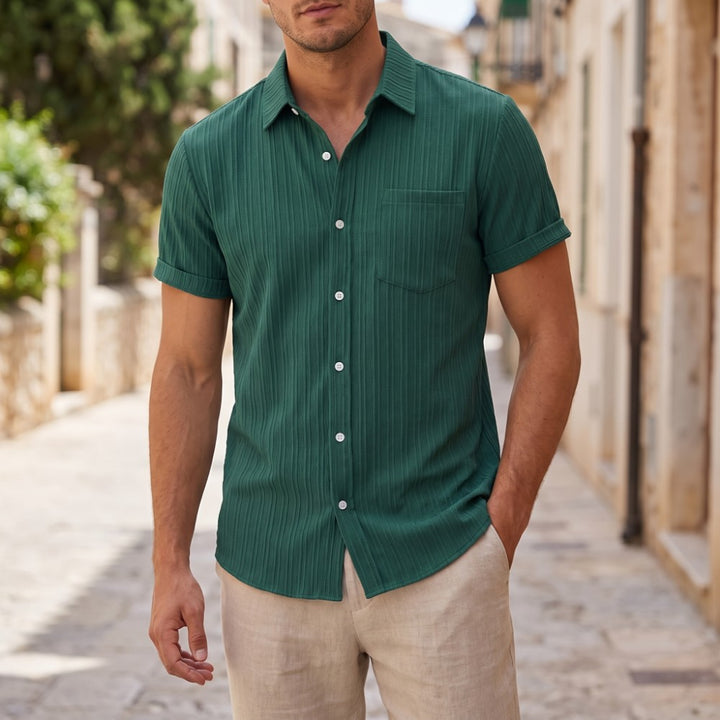 Quinlan Relaxed Short Sleeve Button-Up Shirt