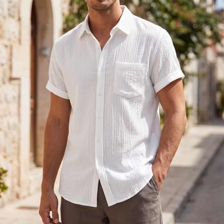 Quinlan Relaxed Short Sleeve Button-Up Shirt