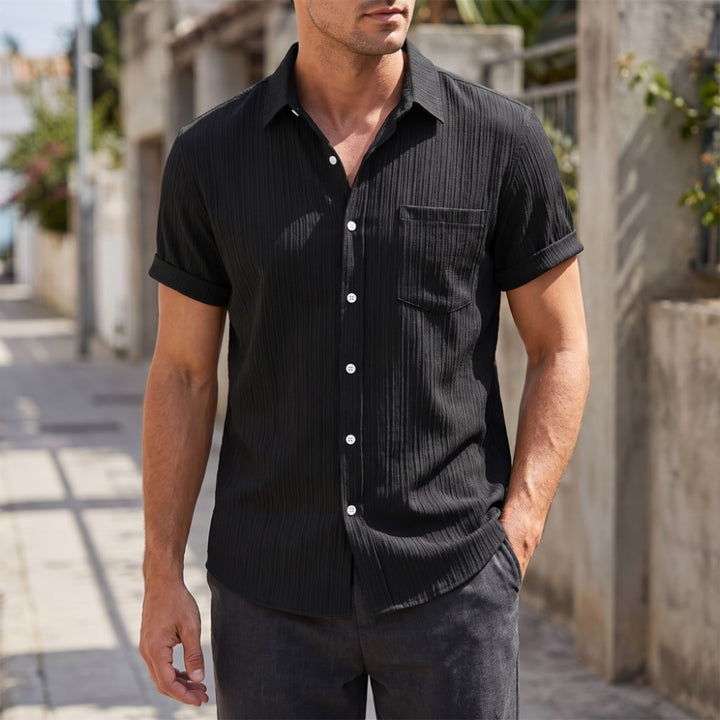 Quinlan Relaxed Short Sleeve Button-Up Shirt