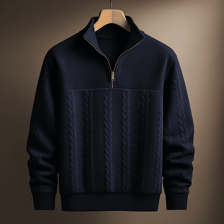 Ridgemont Men's Cable Knit Quarter-Zip