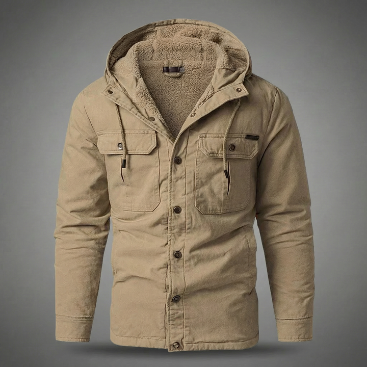 Brecken Men's Sherpa-Lined Utility Jacket
