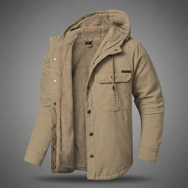 Brecken Men's Sherpa-Lined Utility Jacket