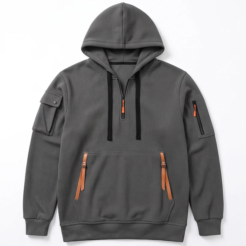 Dark Gray hoodie on a white background