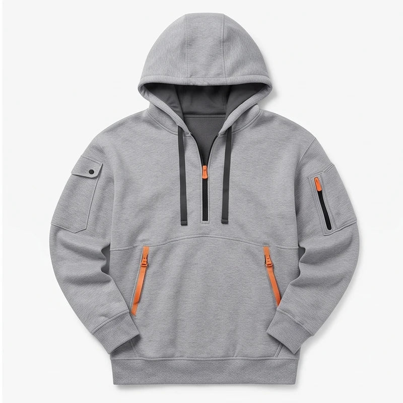 Light Gray hoodie on a white background