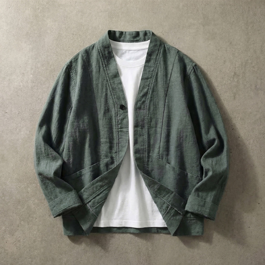 Ridgeway Men's Linen Cardigan