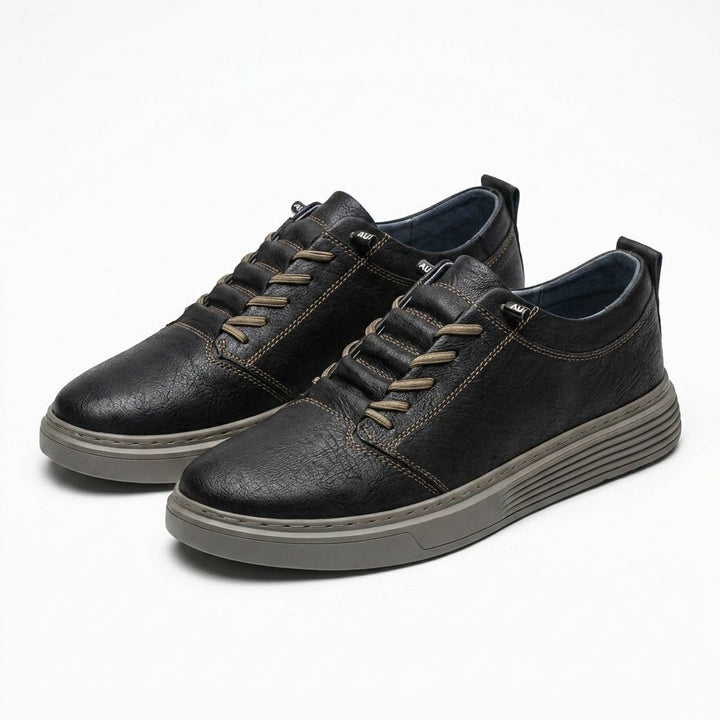 Overland Men's Leather Oxford Sneakers