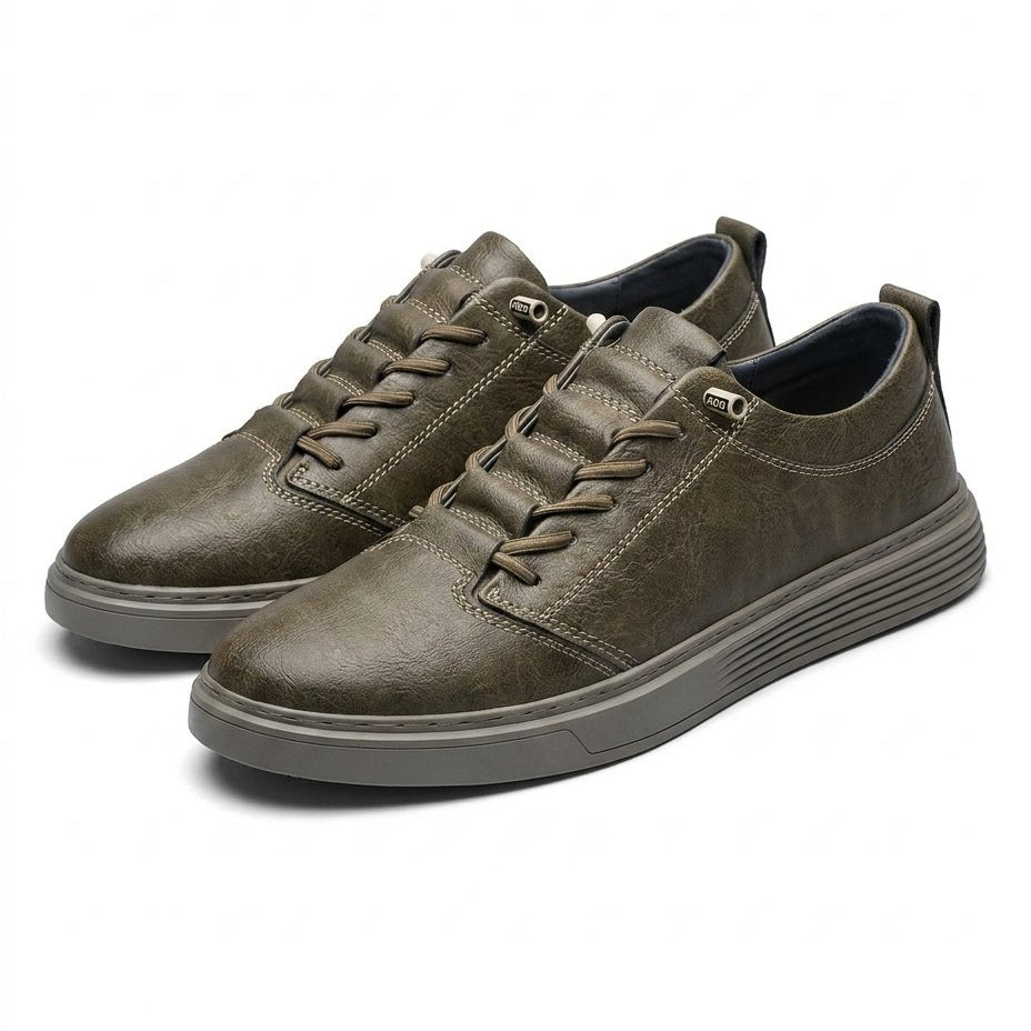 Overland Men's Leather Oxford Sneakers