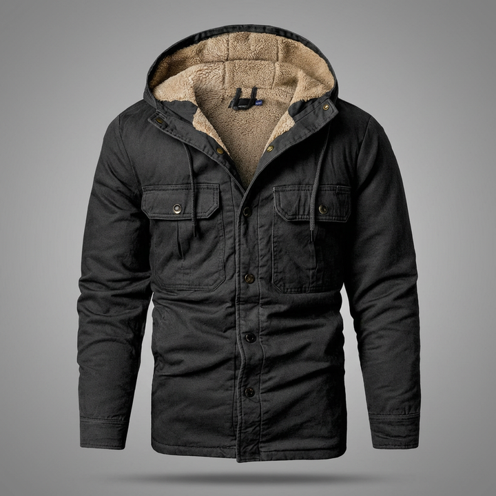 Brecken Men's Sherpa-Lined Utility Jacket