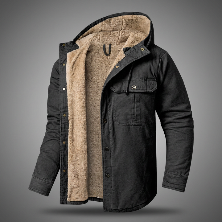 Brecken Men's Sherpa-Lined Utility Jacket