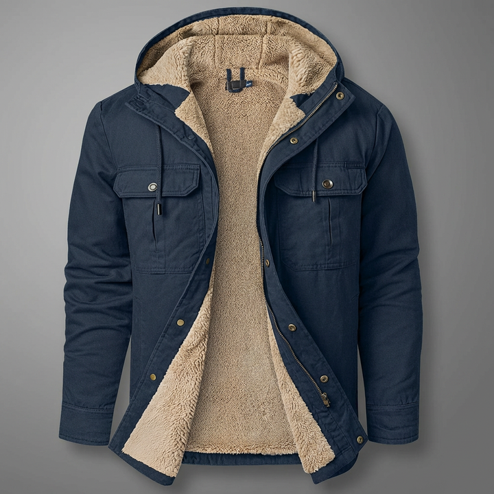 Brecken Men's Sherpa-Lined Utility Jacket