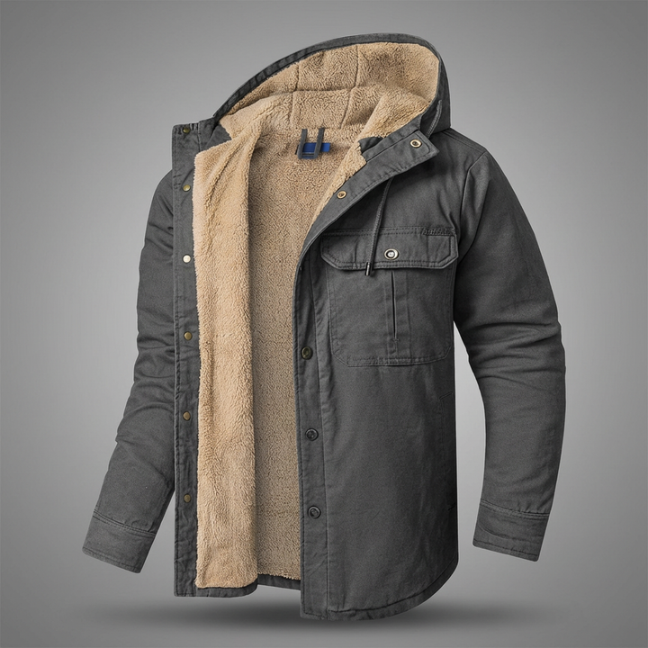 Brecken Men's Sherpa-Lined Utility Jacket