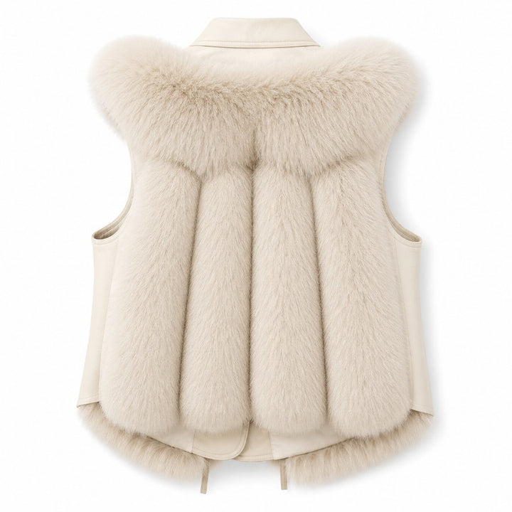 Winford Fur Lapel Vest