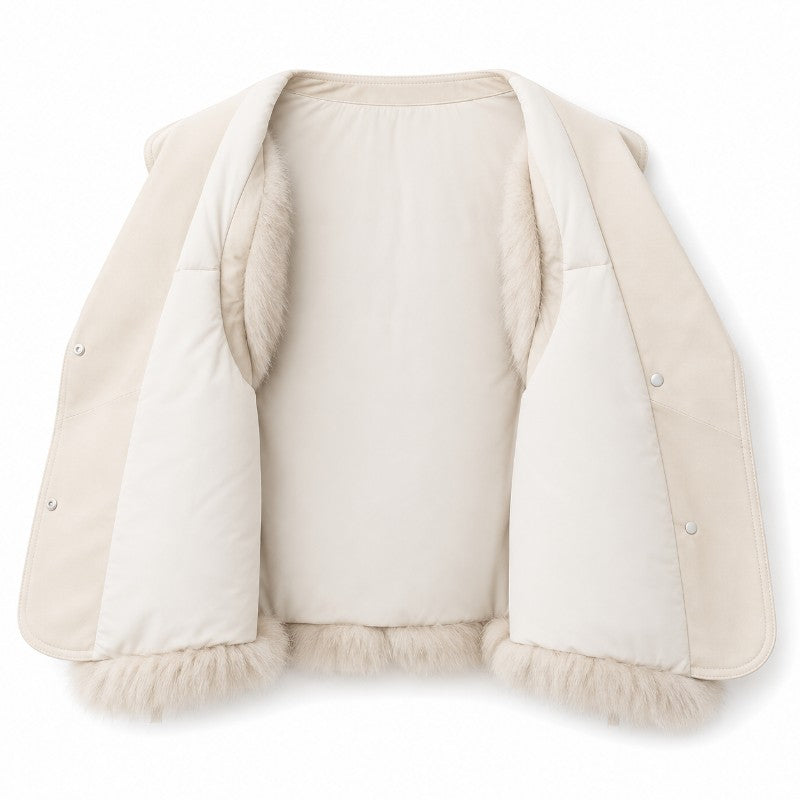 Winford Fur Lapel Vest