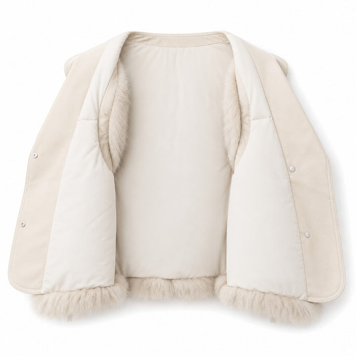 Winford Fur Lapel Vest