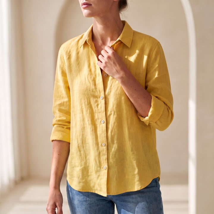Marisol Lightweight Linen Blouse