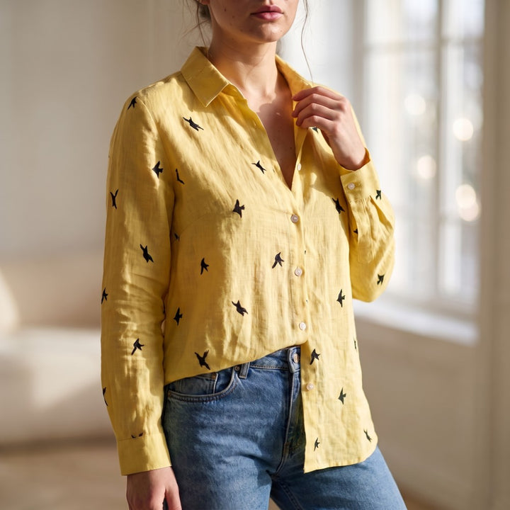 Marisol Lightweight Linen Blouse
