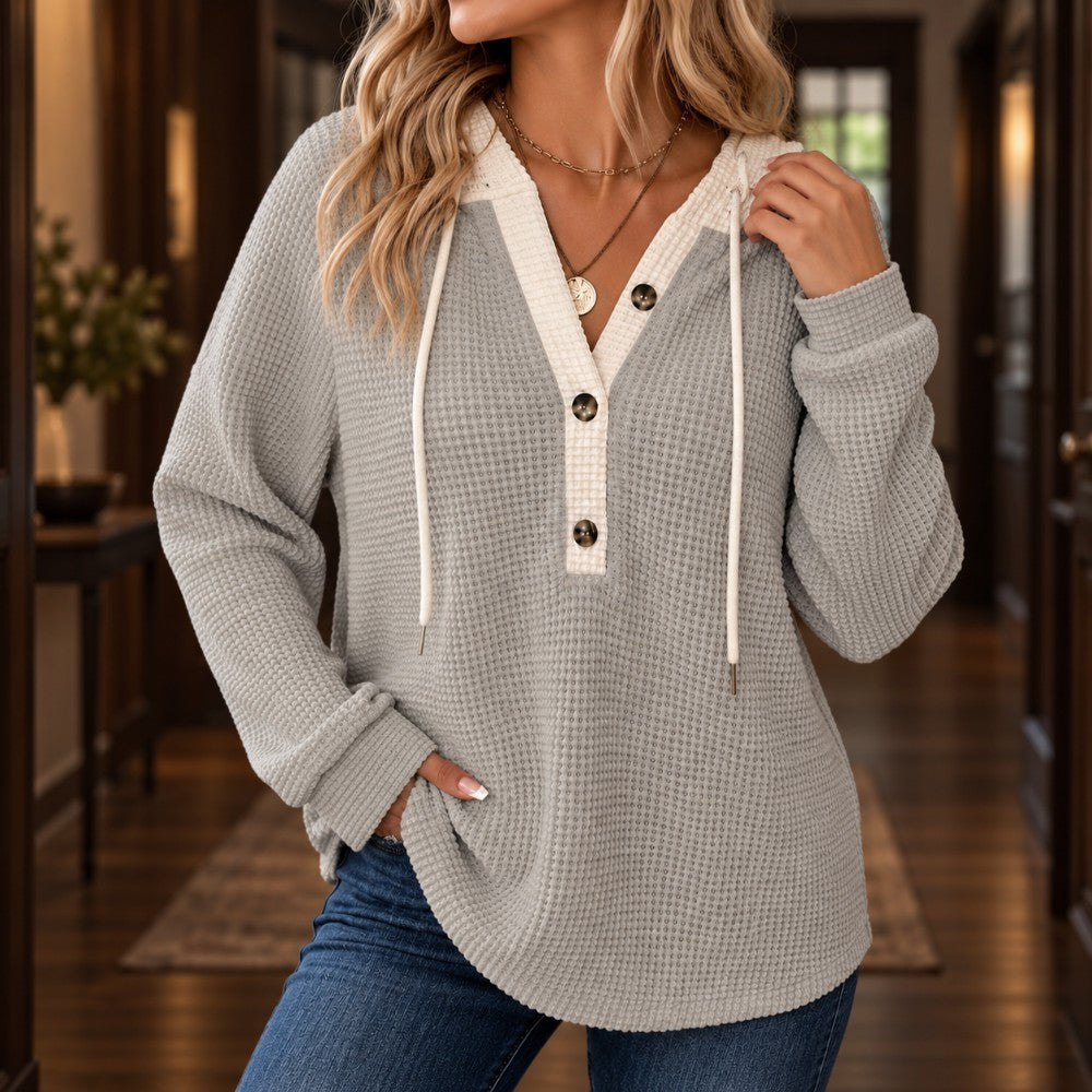 Halcyon Waffle Knit Hoodie